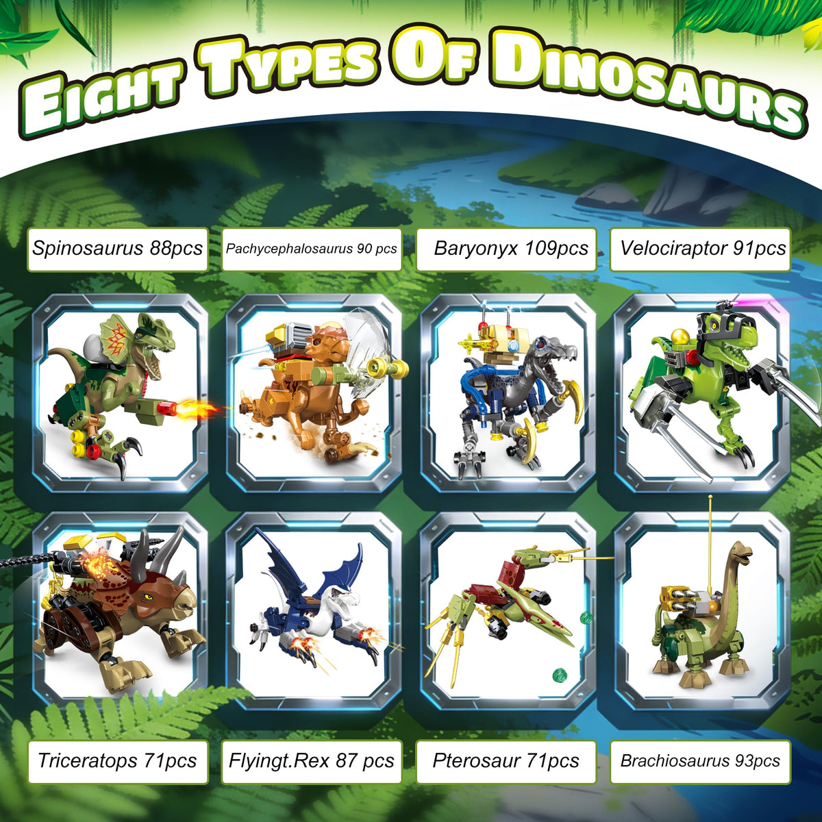 ZZXYPX Stegosaurus articulation highlights poseability for display and action