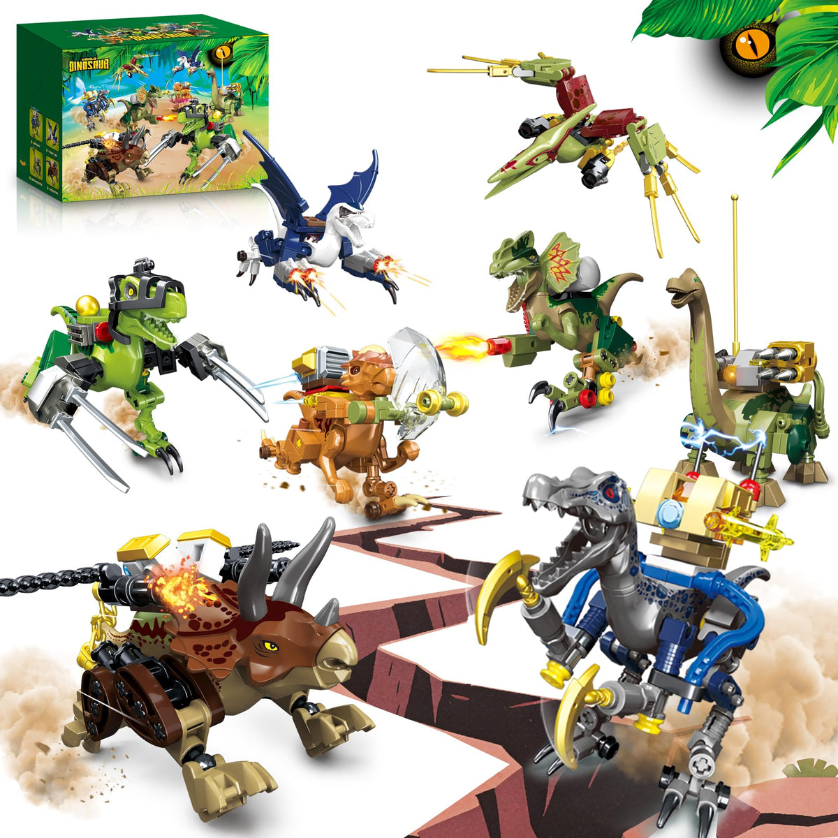 ZZXYPX T‑Rex action pose for dynamic play and epic battles