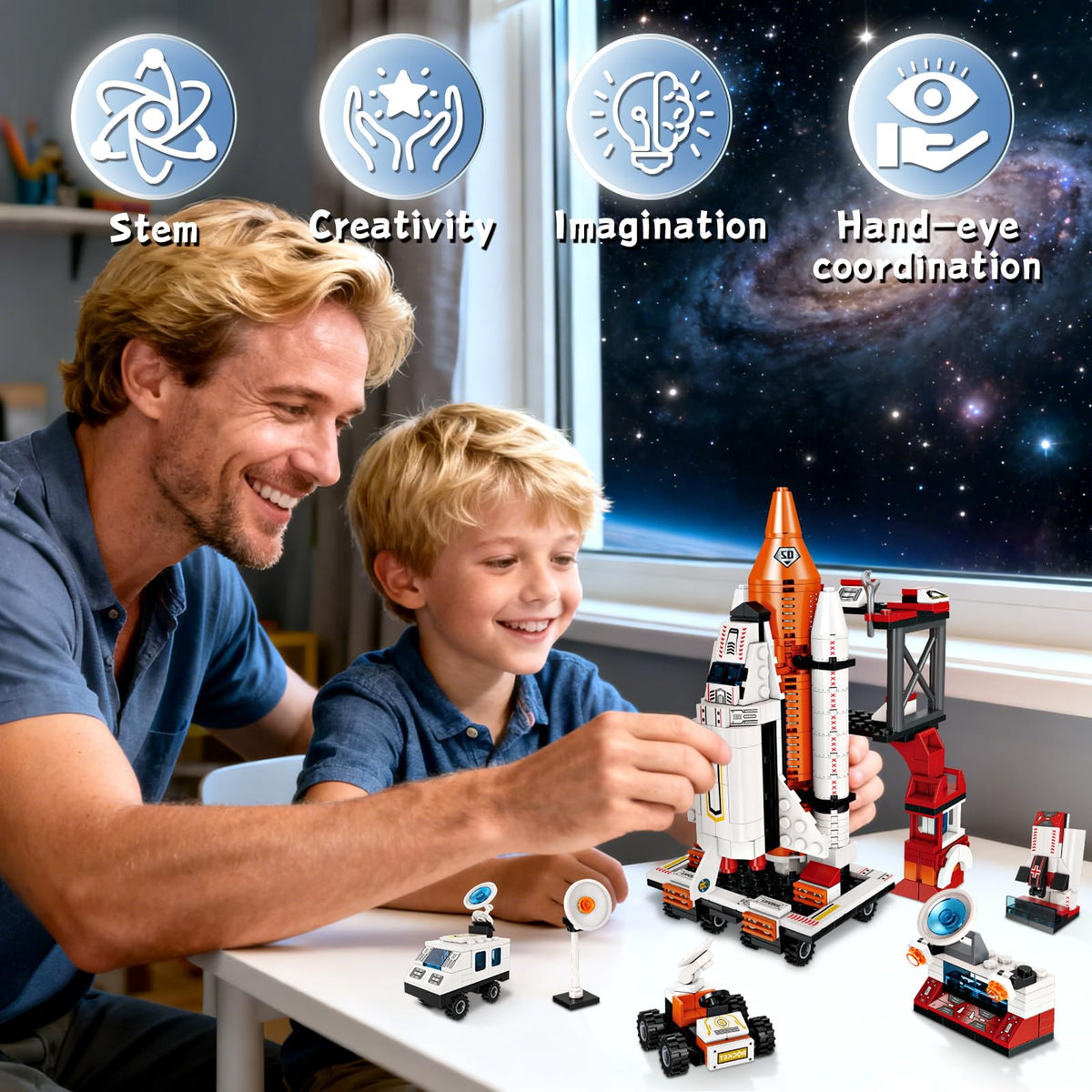 Kids assembling the ZZXYPX kit, promoting screen-free learning and creativity.