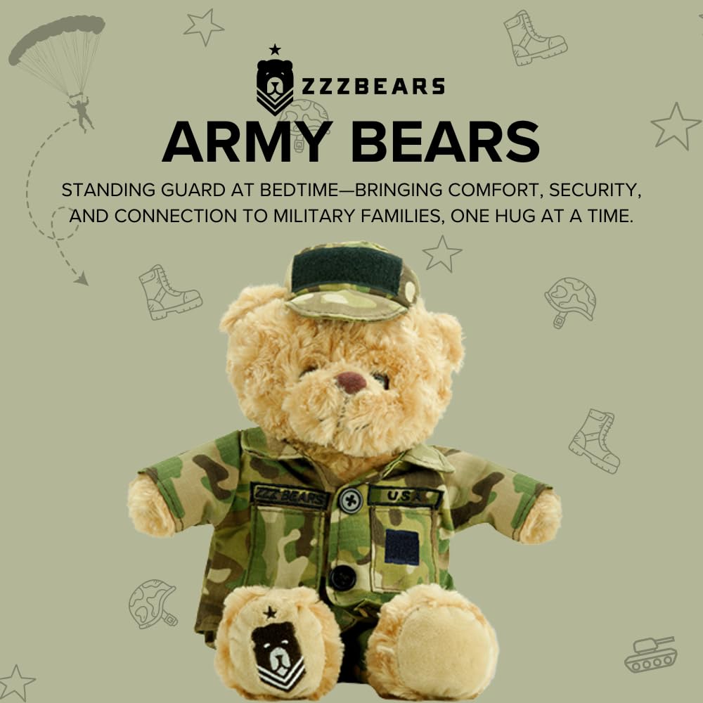 ZZZ Bears SGT Sleeptight storybook with teddy invites kids to imagine before sleep.