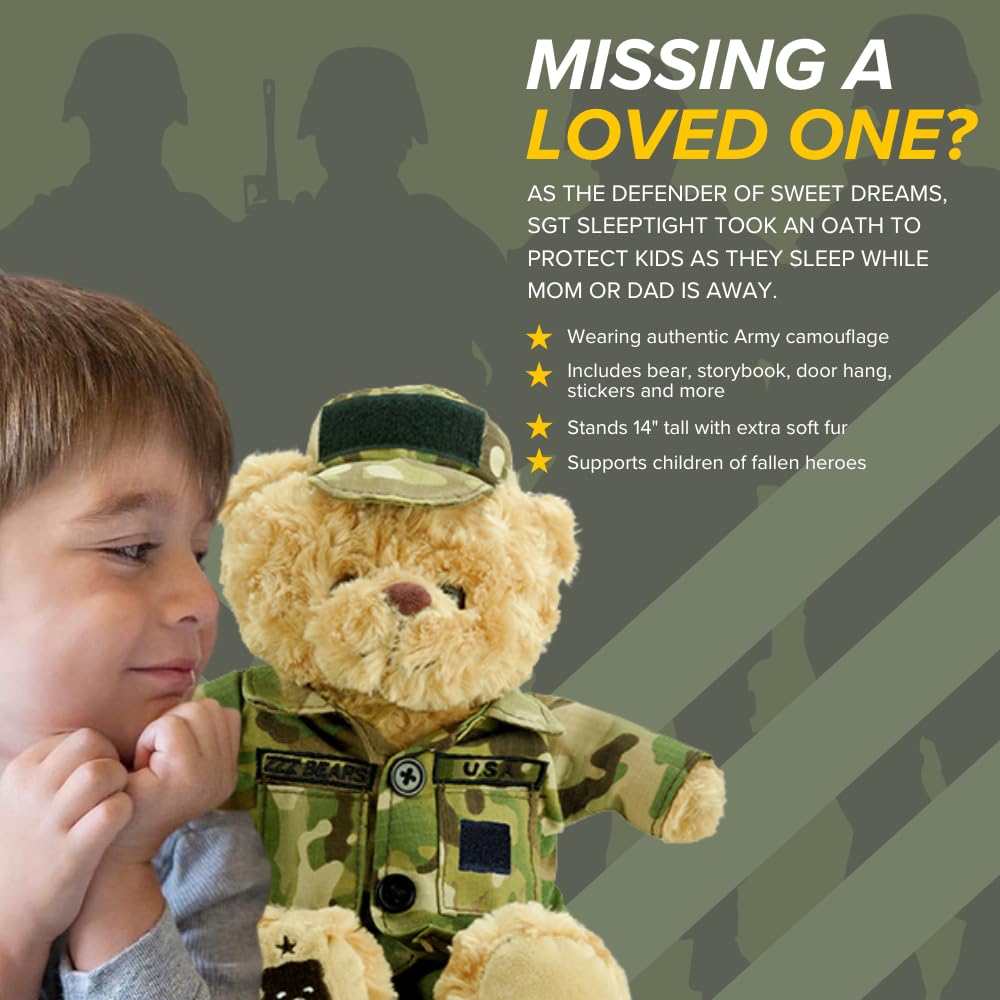 ZZZ Bears Sleeptight oath and door hanger guiding children to bedtime.
