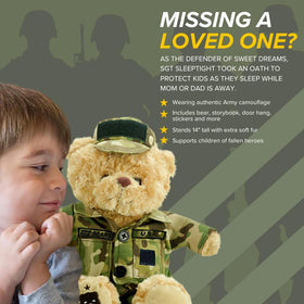 ZZZ Bears Sleeptight oath and door hanger guiding children to bedtime.