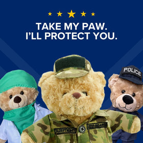ZZZ Bears donation with TAPS supports children of fallen heroes.